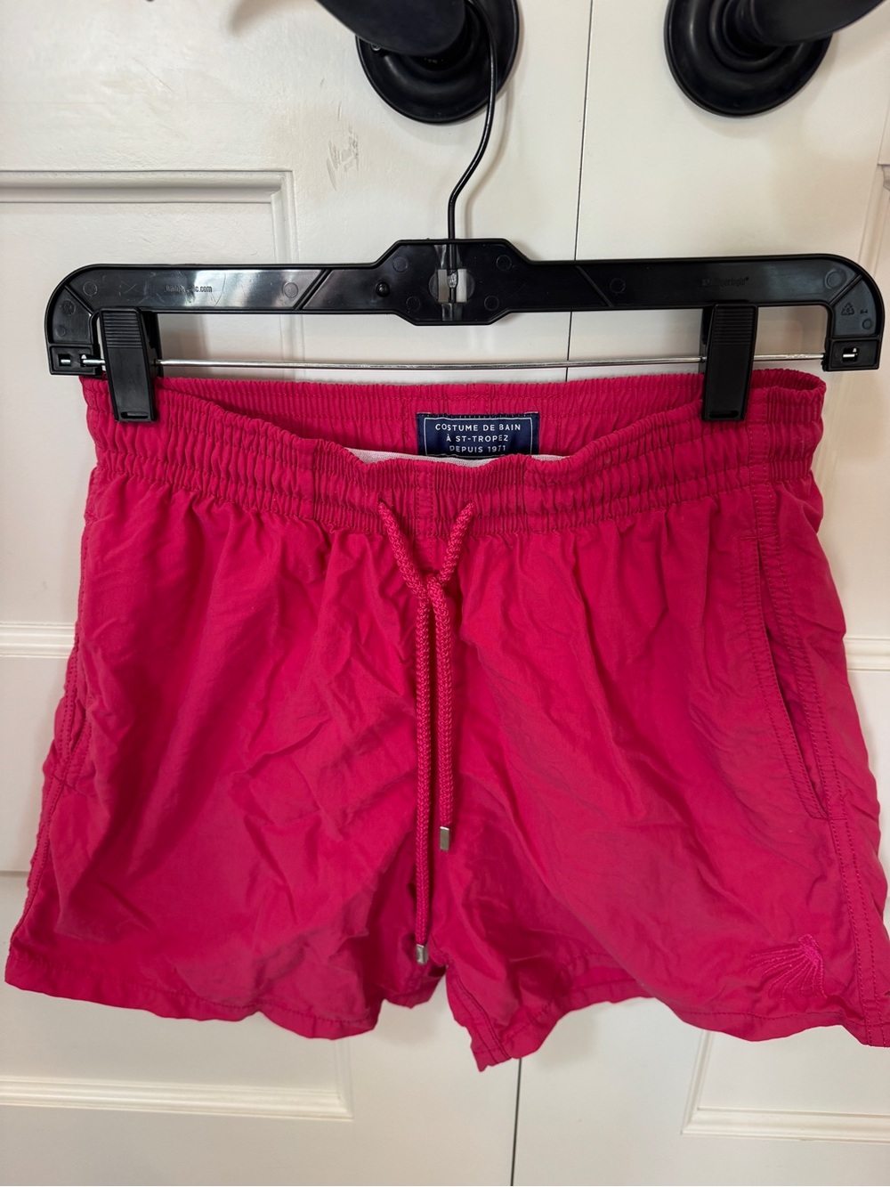 Vilebrequin Hot Pink Men's Drawstring Swim Shorts
